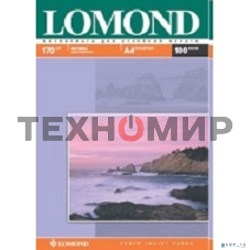 Фотобумага Lomond 0102006 A4/170г/м2/100л./белый матовое/матовое для струйной печати