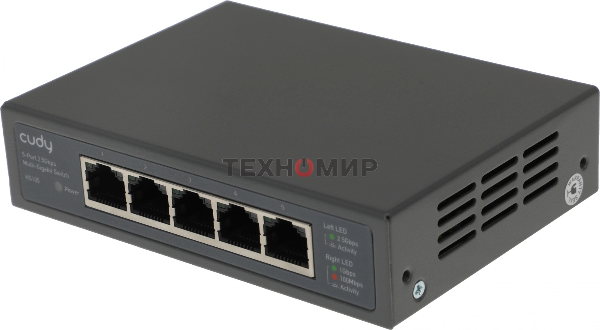 Коммутатор Cudy HS105 (L2) 5x2.5 Гбит/с неуправляемый
