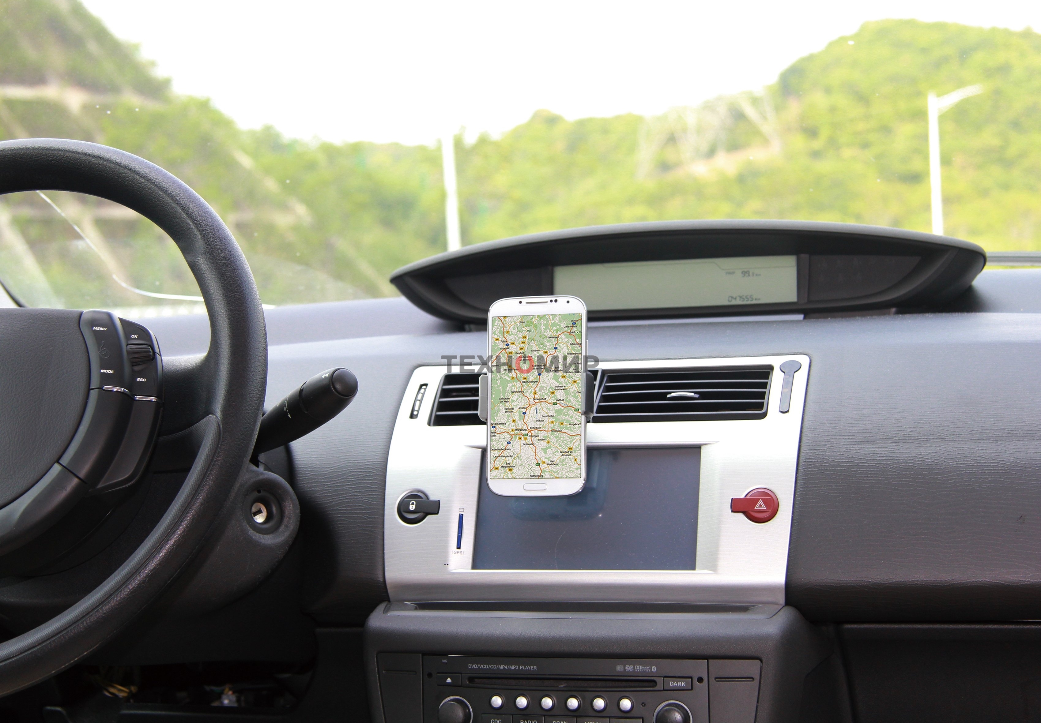 Держатель для мобильного устройства, автомобильный Gembird TA-CHAV-03 на дефлектор, до 6