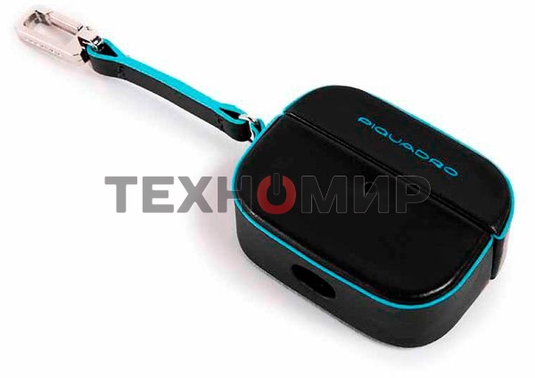 Чехол для наушников Piquadro Blue Square AC5308B2/N черный натур.кожа