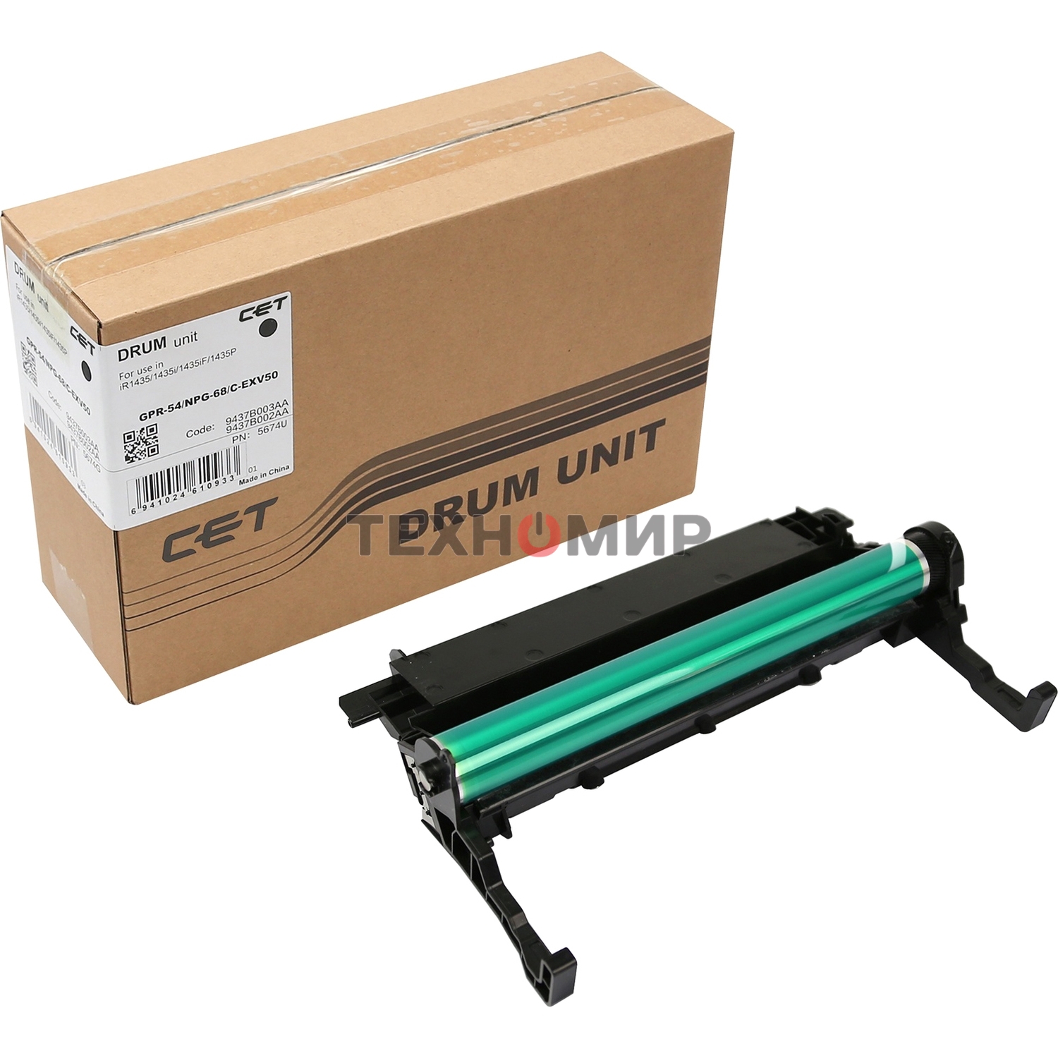 Драм-Картридж CET CET5674U (9437B003AA/9437B001AA/9437B002AA/C-EXV50) (30000 стр.) для Canon iR1435