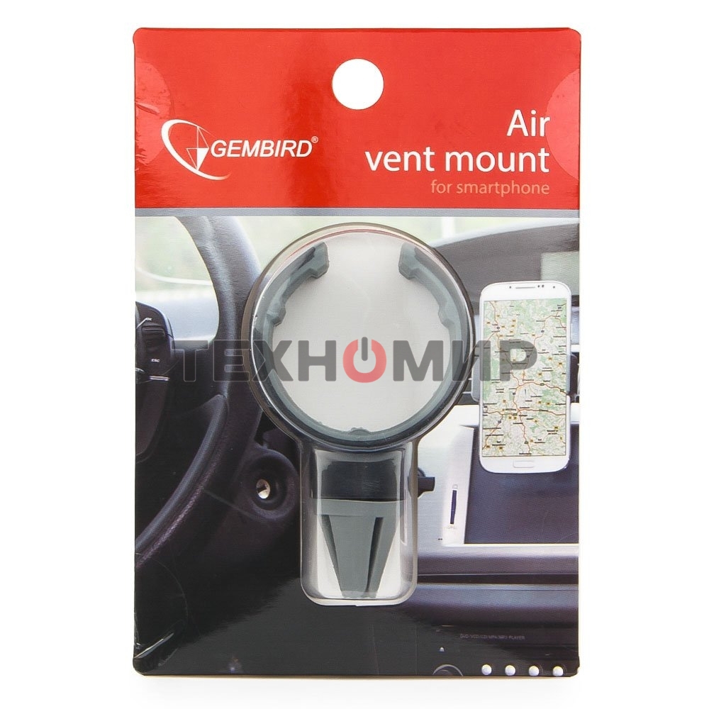 Держатель для мобильного устройства, автомобильный Gembird TA-CHAV-03 на дефлектор, до 6