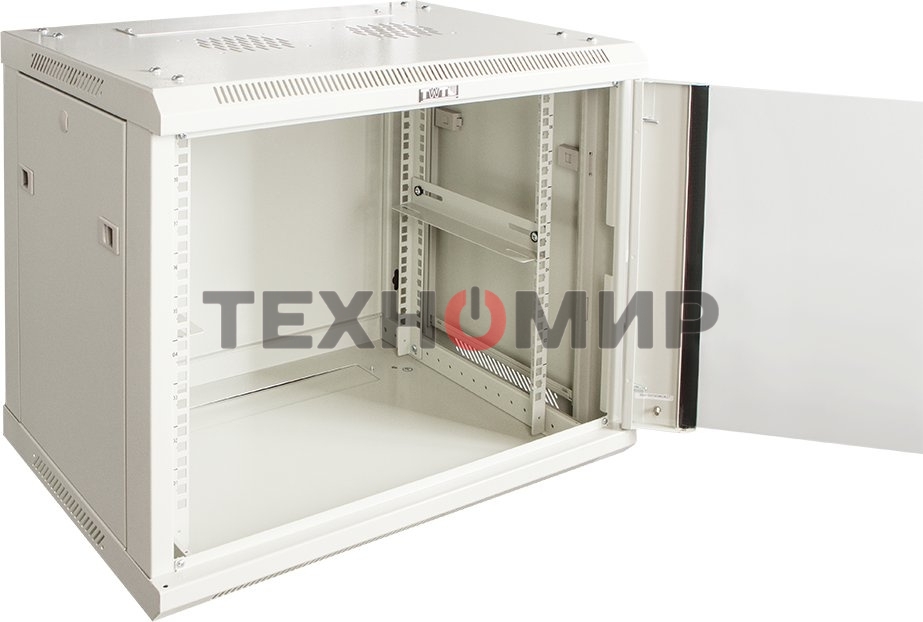 Шкаф настенный серии Pro, 12U 600x450, стеклянная дверь