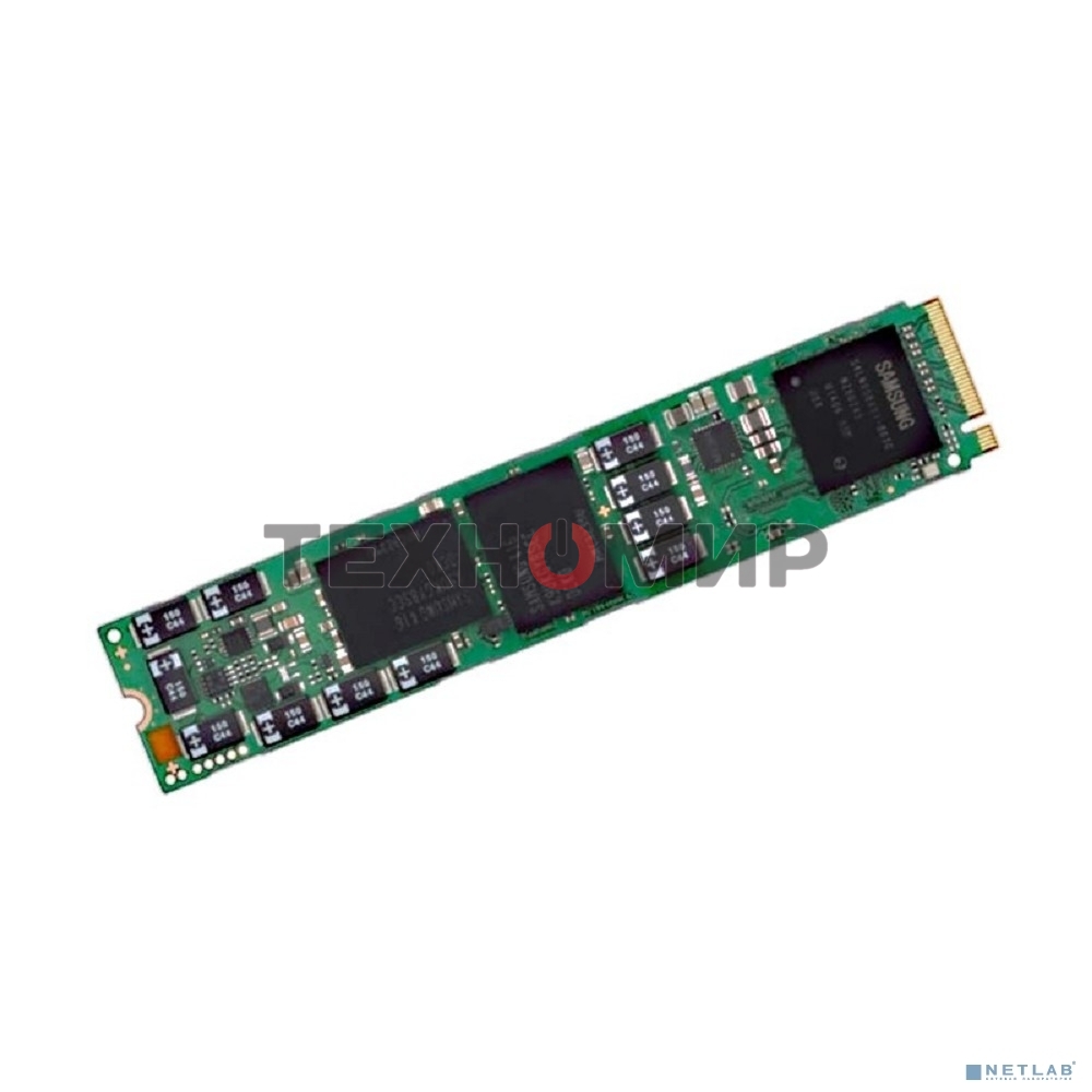 Накопитель SSD Samsung Enterprise PM9A3, 960Gb, M.2 22110, PCIe 3.0 x4, NVMe, R/W 5000/1400 Mb/s OEM