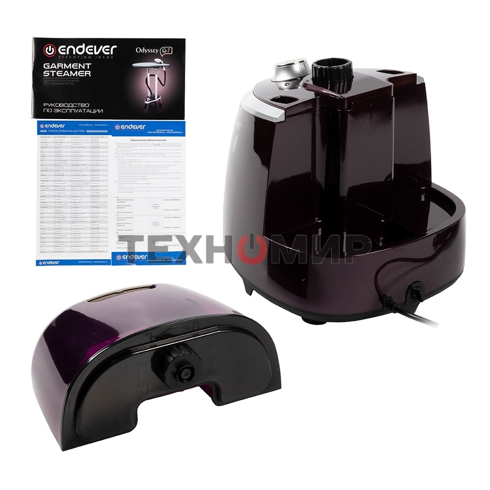 Отпариватель Endever Odyssey Q-7 сливовый, 2200 Вт, 85 г/мин, 2800 мл