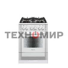 Плита газовая Gefest ПГ 6500-02 0042 белый, конфорок 4 шт, духовка 52 л, 60 см x 85 см x 60 см
