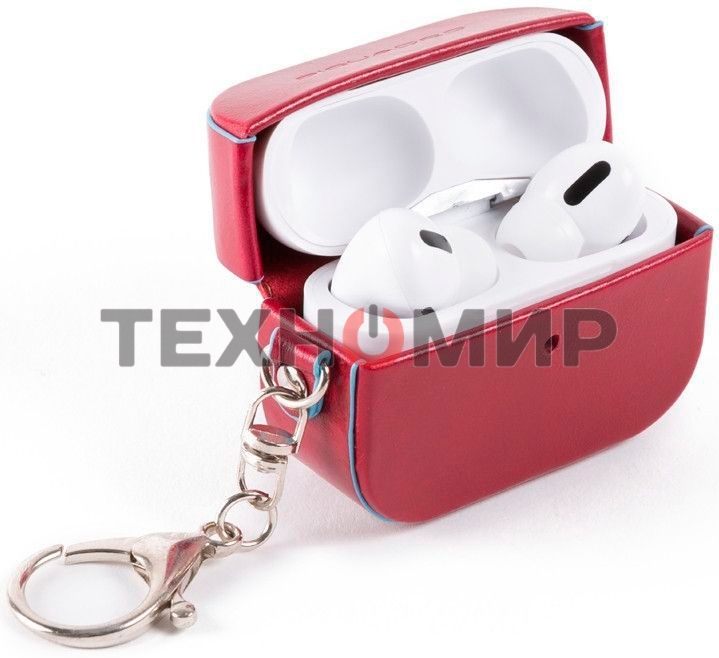 Чехол для наушников Piquadro Blue Square AC5308B2/R красный натур.кожа