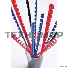 Пружины для переплета пластиковые Fellowes d=8мм 21-40лист A4 белый (100шт) CRC-53454 (FS-53454)