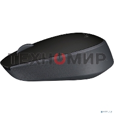 Мышь беспроводная Logitech M171 черный/серый, 1000 dpi, радиоканал, USB, кнопки - 3