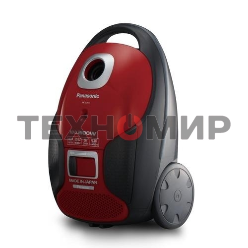 Пылесос Panasonic MC-CJ915R красный, 380 Вт/2100 Вт, уборка сухая, пылесборник мешок 6 л