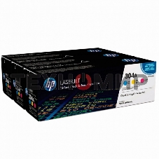 Картридж лазерный комплект HP CF372AM голубой/пурпурный/желтый для Color Laser Jet CP2025, CM2320mfp (3 х 2800)