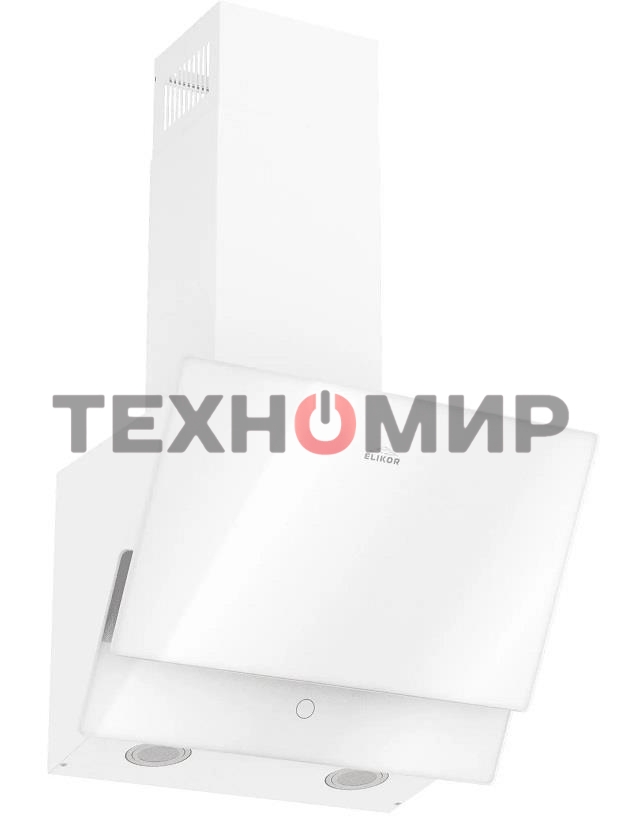 Вытяжка наклонная Elikor Vertex WH 50 белый, 50 см, 750 куб. м/ч, 56 дБ