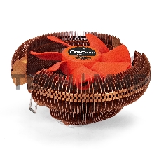 Кулер для процессора ExeGate EE90-Cu бронзовый, 90 мм, алюминий/медь, 2200 об/мин, 22 дБ, 3 pin, 80 Вт, 58 мм