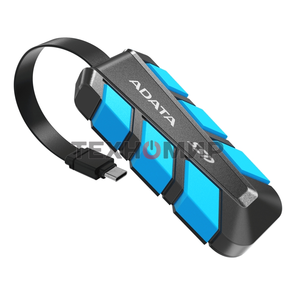 Внешний SSD ADATA SC740, 1TB, USB 3.2 Gen 2 Type-C, R/W 1050/1000, синий