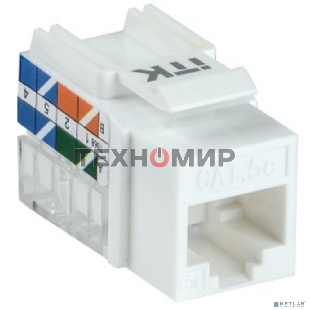 Модуль Keystone Jack кат. 5E UTP 110 IDC 90 град. CS1-1C5EU-11 ITK