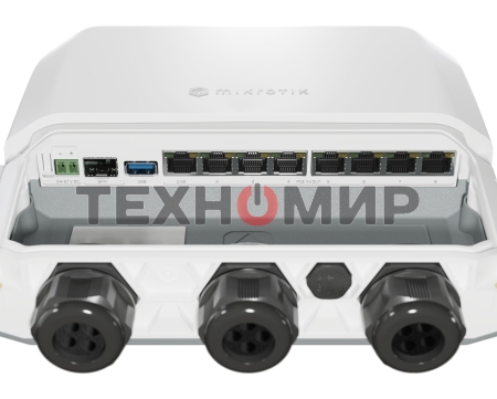 Маршрутизатор/RB5009UPr+S+OUT Wired router 2.5 Gigabit Ethernet, Gigabit Ethernet White