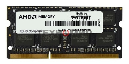 Оперативная память AMD Radeon R3, DDR3, 4Gb (1x4Gb), 1600MHz, CL9, SO-DIMM