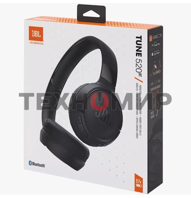 Гарнитура беспроводная JBL TUNE 520BT черный