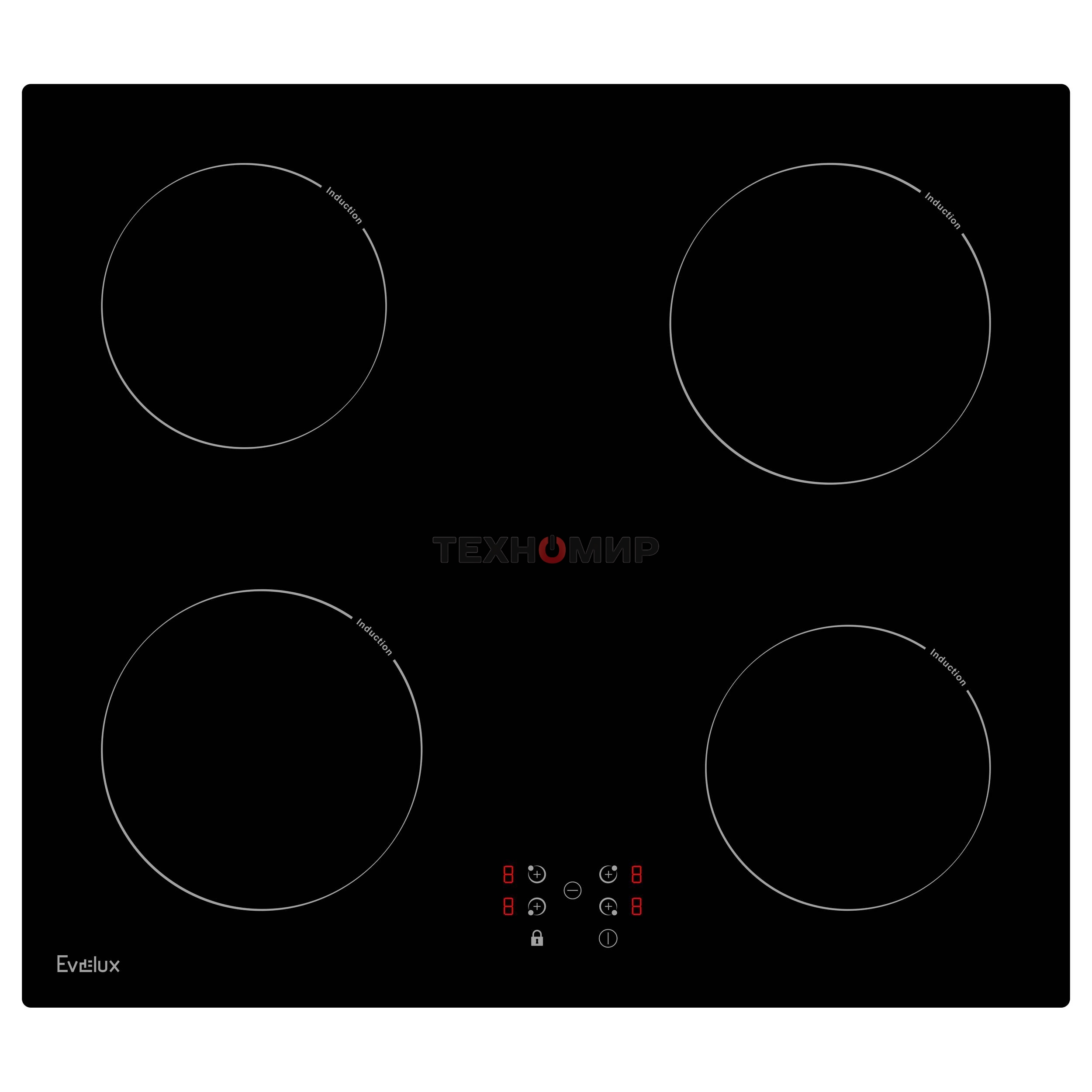 Индукционная варочная панель Evelux HEI 640 B