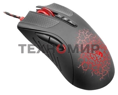 Мышь проводная A4Tech Bloody AL90 Blazing черный, 12000 dpi, USB, кнопки - 8