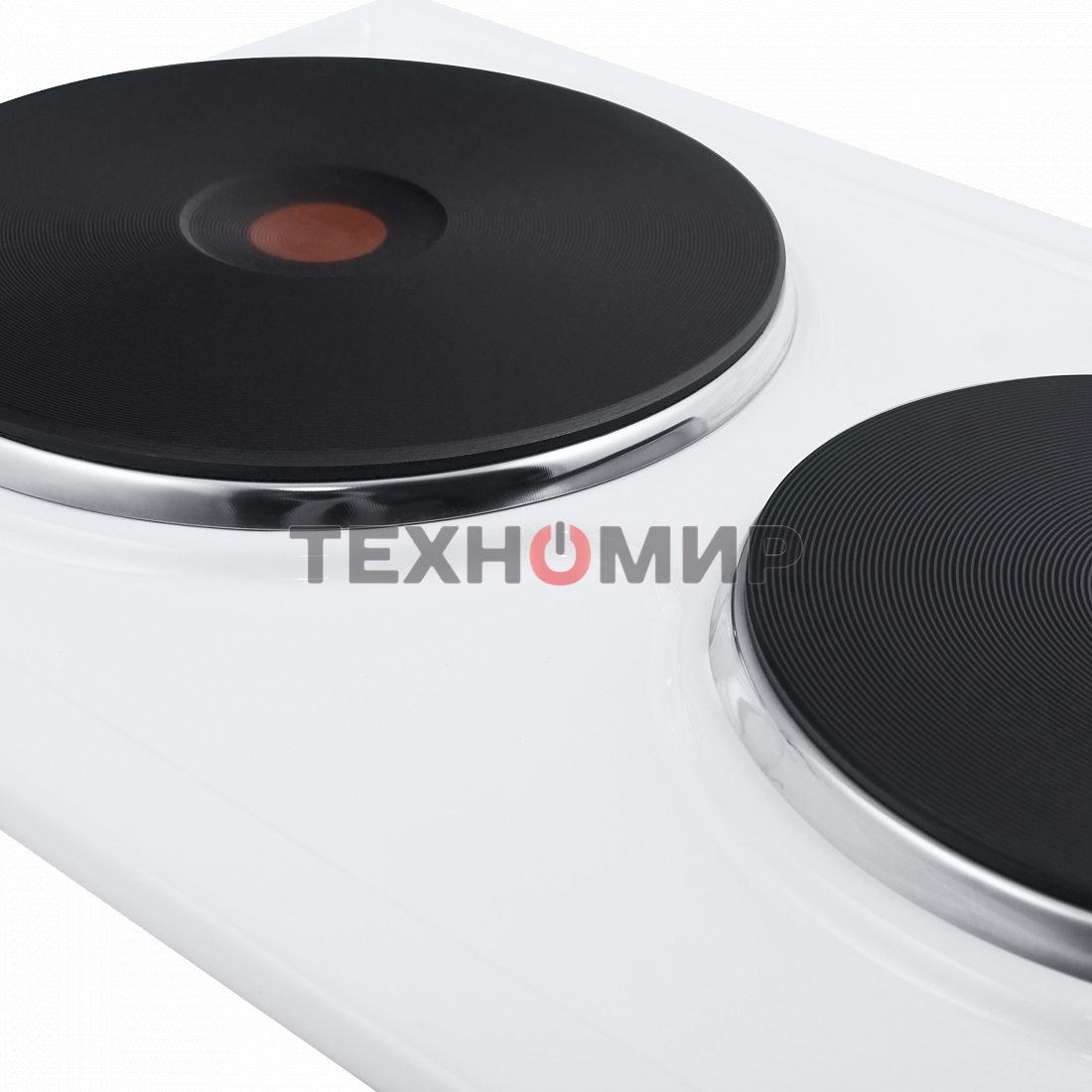 Электрическая варочная панель Maunfeld EEHE.32.4W, конфорок: 2 шт., эмаль, независимая, белый