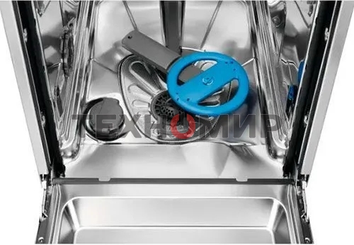 Встраиваемая посудомоечная машина Electrolux KESC2210L, черный, 44.6 см, 9 компл., 44 дБ, класс E