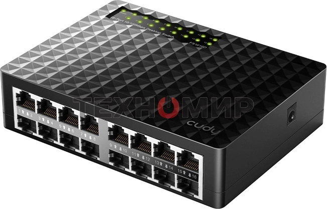 Коммутатор Cudy FS1016D (L2) 16x100 Мбит/с неуправляемый