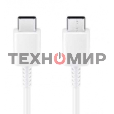 Кабель Samsung EP-DA705BWRGRU USB Type-C (m) USB Type-C (m) 1м белый (упак.:1шт)