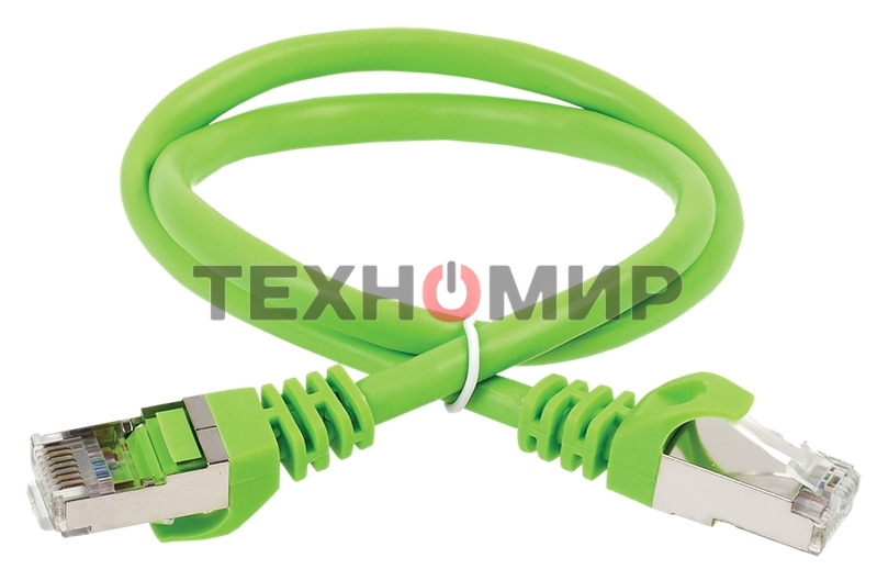 Коммутационный шнур ITK (патч-корд), cat.5e FTP, 3м, зеленый