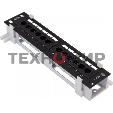 Патч-панель настенная 12хRJ-45, UTP, Cat.5e
