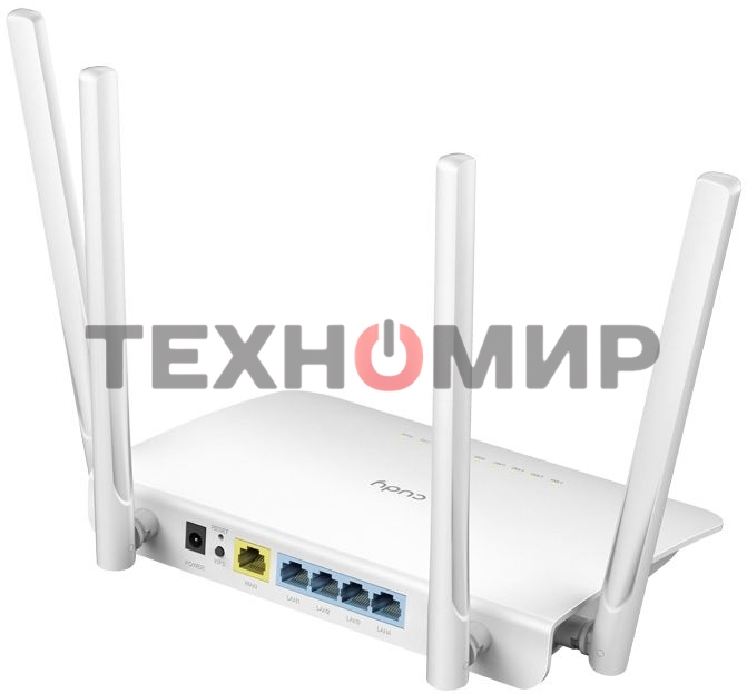 Роутер беспроводной Cudy WR1300 AC1200 10/100/1000BASE-TX/Wi-Fi белый