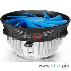 Кулер для процессора DEEPCOOL ARCHER BIGPRO серебристый/синий, 120 мм, алюминий/медь, 2000 об/мин, 29.7 дБ, 4 pin, 125 Вт, 70 мм