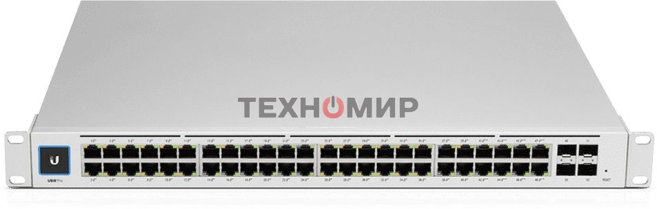 Коммутатор Ubiquiti USW-PRO-48-POE 48PORT 1000M 2SFP POE