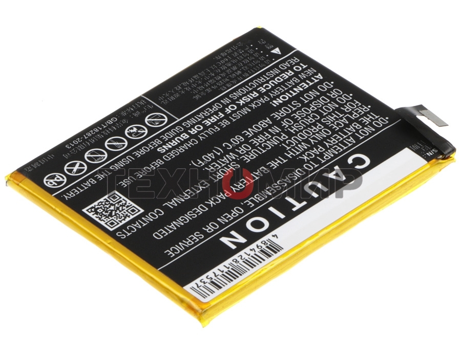 Аккумулятор CameronSino CS-MX688SL BT68 для Meizu M3S mini 3.85V, 2800mAh, 10.78Wh