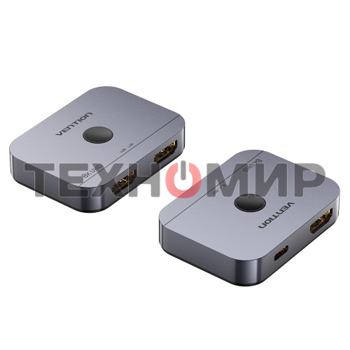 Переключатель - разветвитель Vention HDMI v2.1 двунаправленный 2x1/1x2