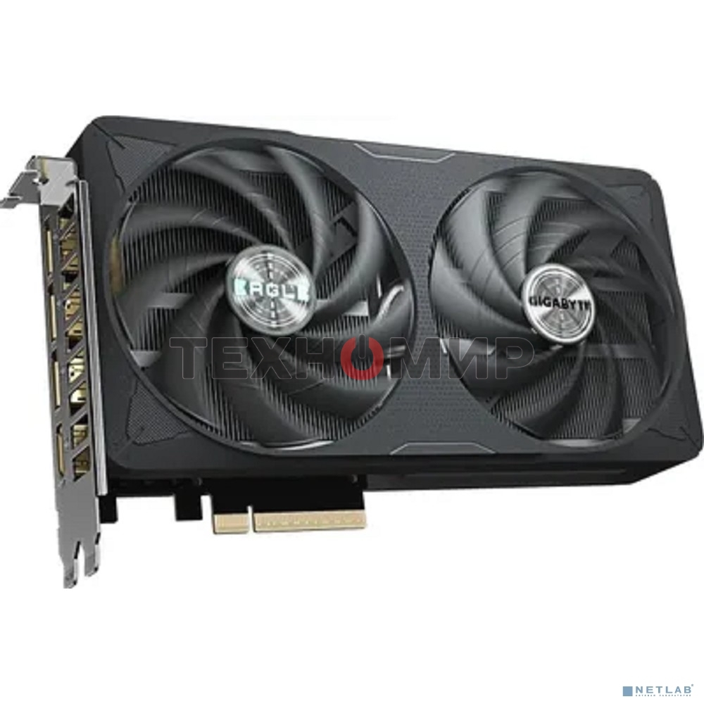 Видеокарта Gigabyte GeForce RTX 5060 Ti Eagle OC, NVIDIA RTX 5060 Ti, 8 ГБ GDDR7, 128 бит, PCI-e 5.0, 1xHDMI, 3xDP, 2617 МГц