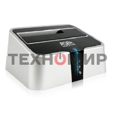 Док-станция для HDD AgeStar 3CBT2 SATA II пластик серебристый 1