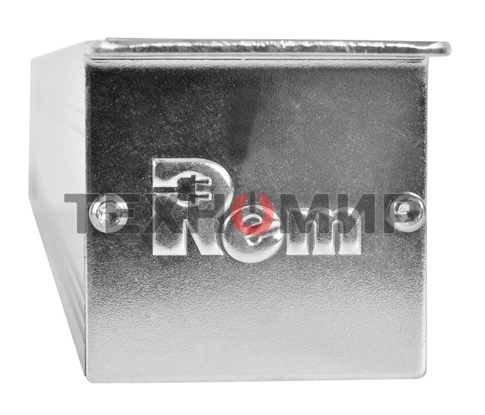 Блок розеток Rem-10 без шнура с фил. и инд., 7 Schuko, вход IEC 60320 C14, 10A, алюм., 19