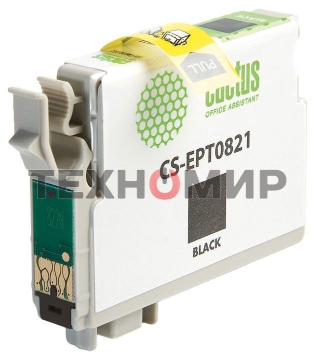 Картридж струйный Cactus CS-EPT0821 черный (13,8 мл) для Epson Stylus Photo R270/290/RX590