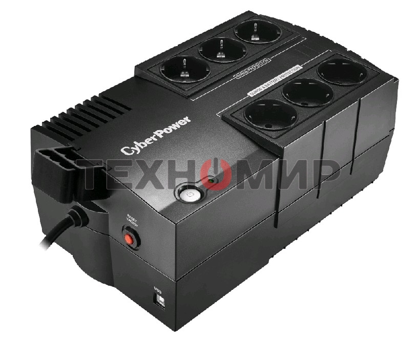 Источник бесперебойного питания CyberPower BS450E черный 450VA