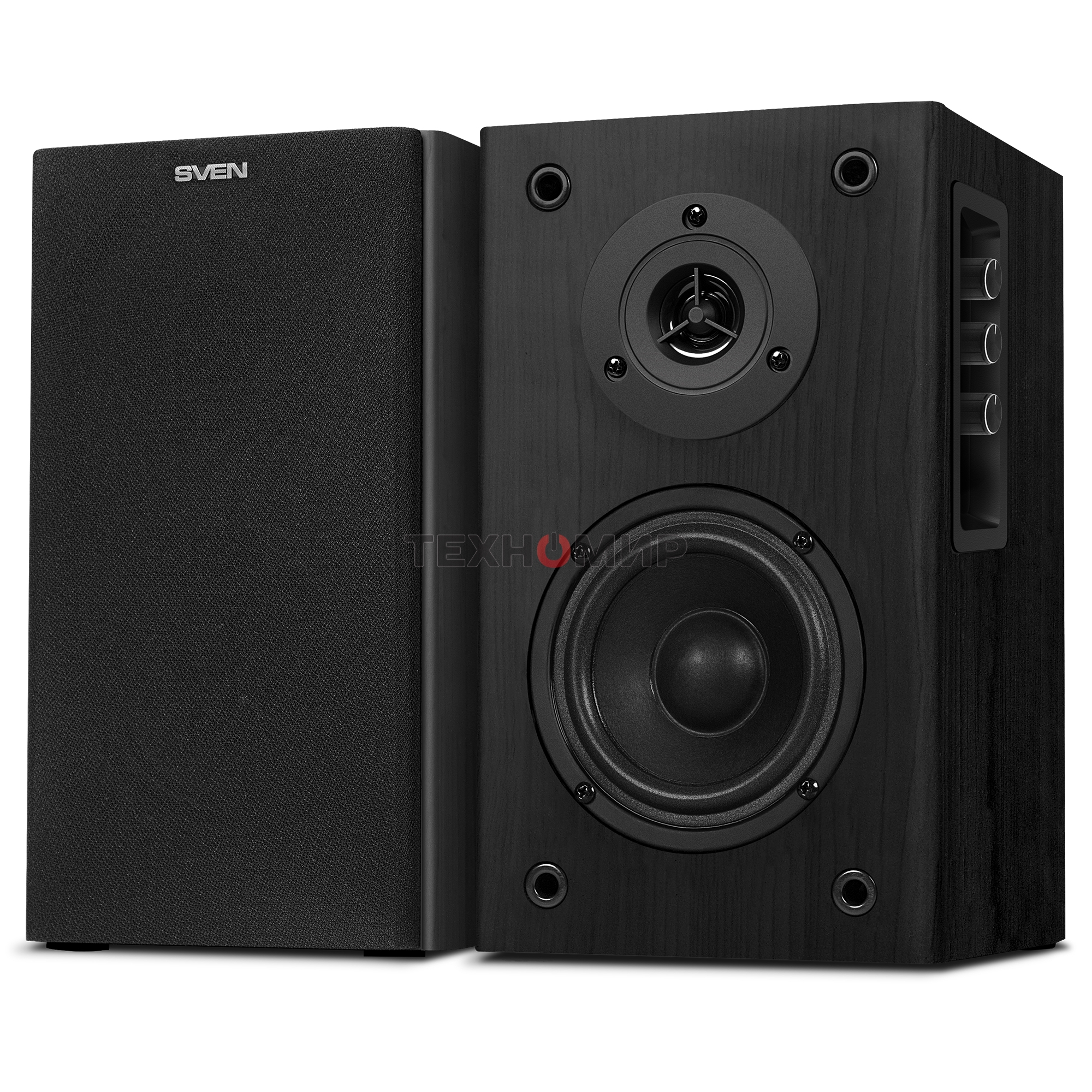 Акустическая система Sven SPS-614 2.0 (2x20W, Bluetooth, дерево, black)