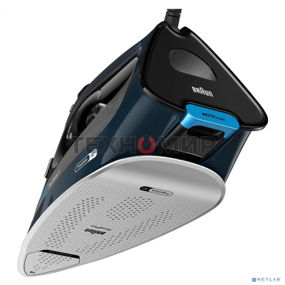 Утюг Braun SI9682DB 3200 Вт черный/синий