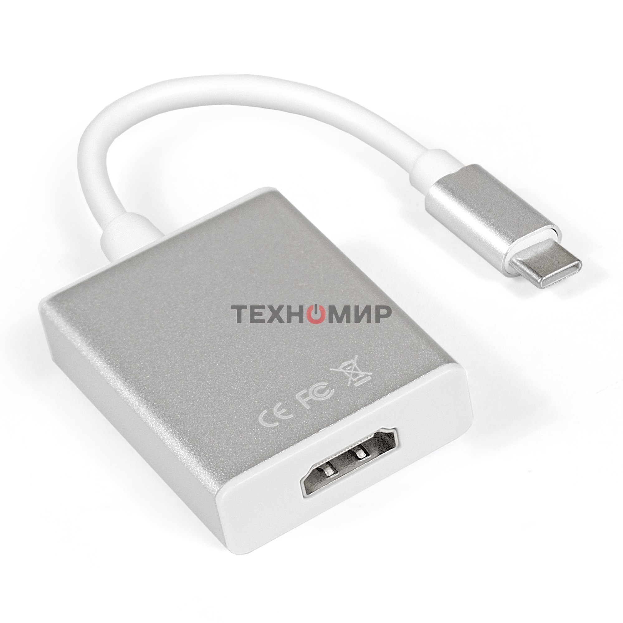 Кабель-адаптер ExeGate EX284937RUS Type C-HDMI ExeGate EX-CM-HDMIF-0.15 (USB Type C/19F, 0,15м)