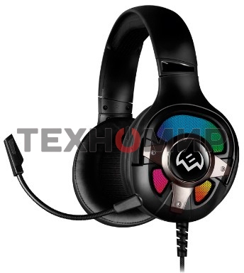 Наушники с микрофоном Sven AP-U1100MV черный 2.2м мониторные оголовье