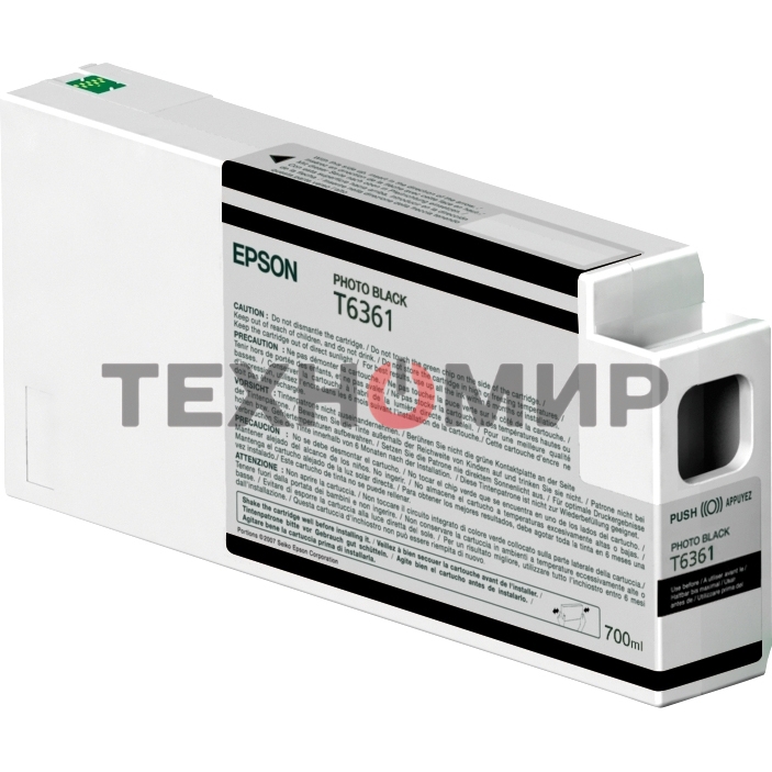 Картридж струйный Epson C13T636100 фото черный (700 мл) для Stylus Pro 7900/9900