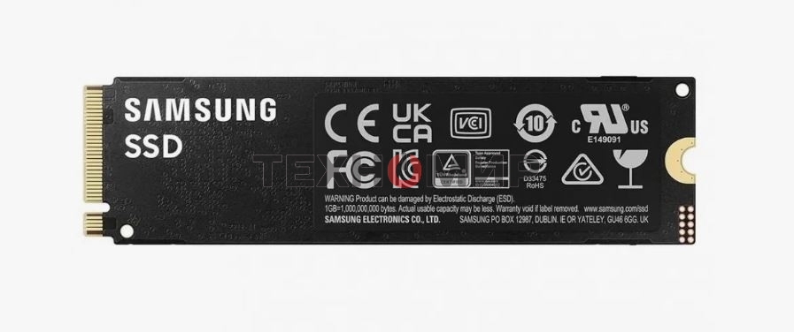 Накопитель SSD Samsung 990 PRO, 1000Gb, PCIe 4.0 x4, M.2 2280, NVMe, R/W 7450/6900