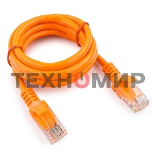 Патч-корд UTP Cablexpert cat.5e, 1м, литой, многожил. оранжевый