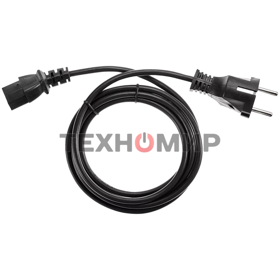 Кабель компьютер - розетка 1,5 м 220V (Европейский стандарт) VCOM/TELECOM