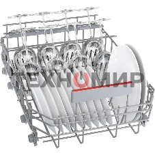 Встраиваемая посудомоечная машина Bosch SPV6EMX76Q, серебристый, 44.8 см, 10 компл., 44 дБ, класс A+++