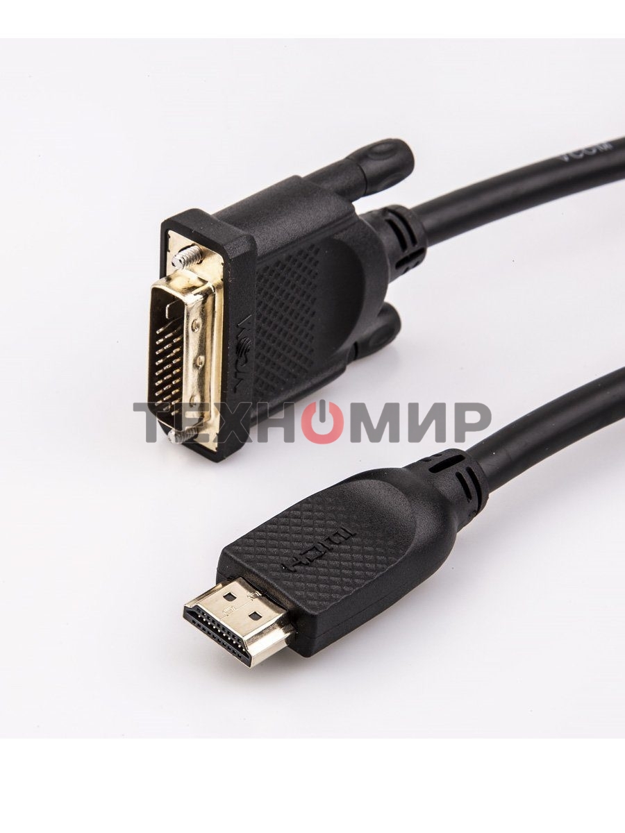 Кабель HDMI AM/DVI(24+1)M, 7.5м, CU, 1080P@60Hz, 2F, VCOM CG484GD-7.5M
